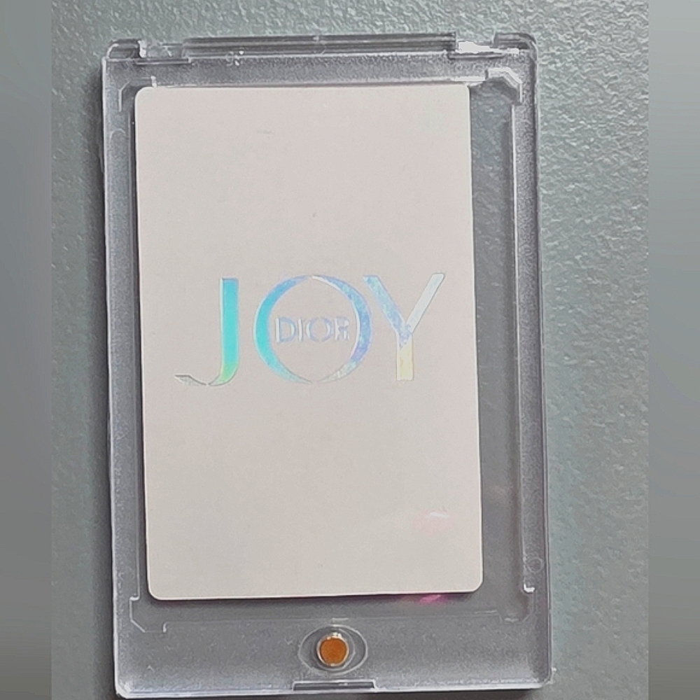 Dior Joy Joker Playing Card With Case Holographic Authentic New